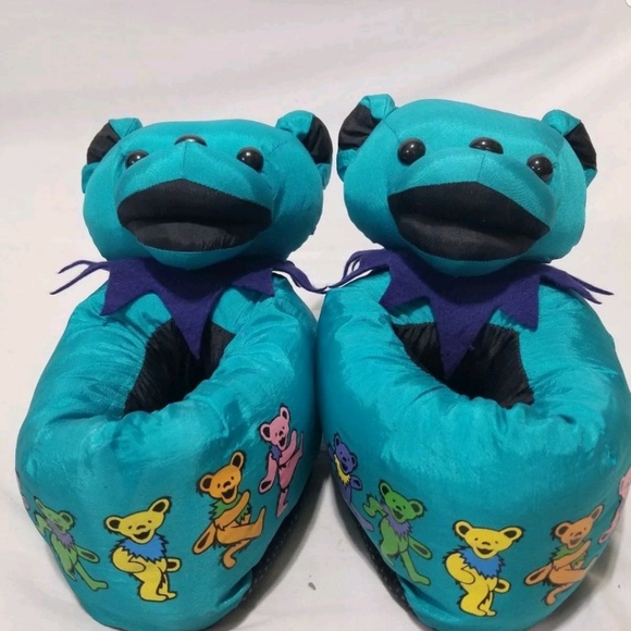 Greatful Dead 1995 Plush Slippers Vintage - Picture 1 of 8